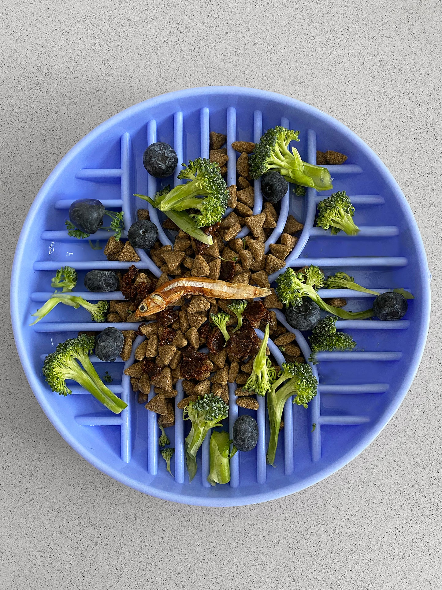 The Barkin' Slow Feeder Bowl - Periwinkle