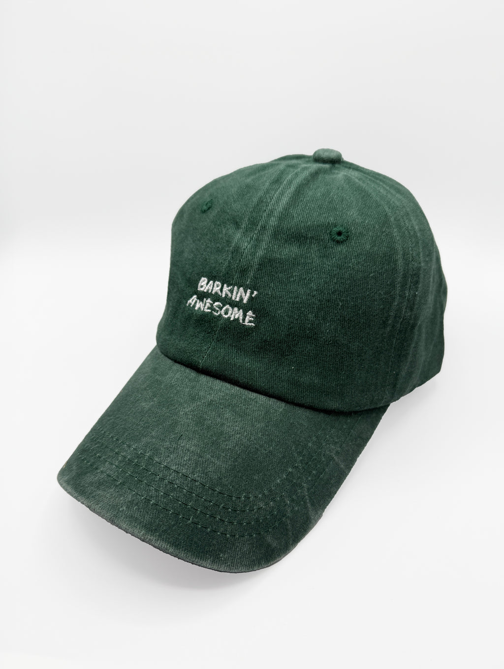 Barkin' Awesome Vintage Hat -  Green