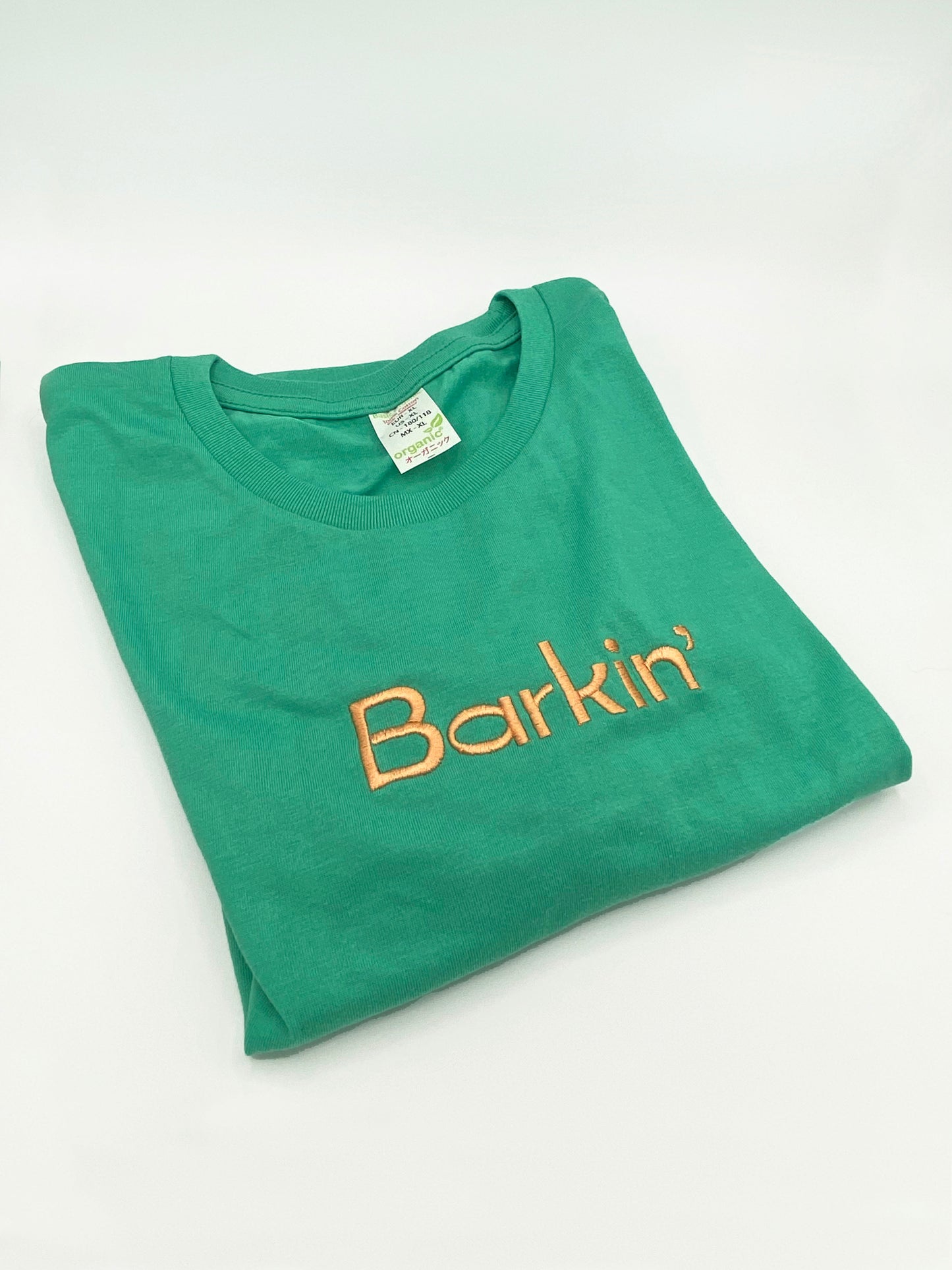 SAMPLE SALE - Barkin’ Embroidered Tee MEDIUM