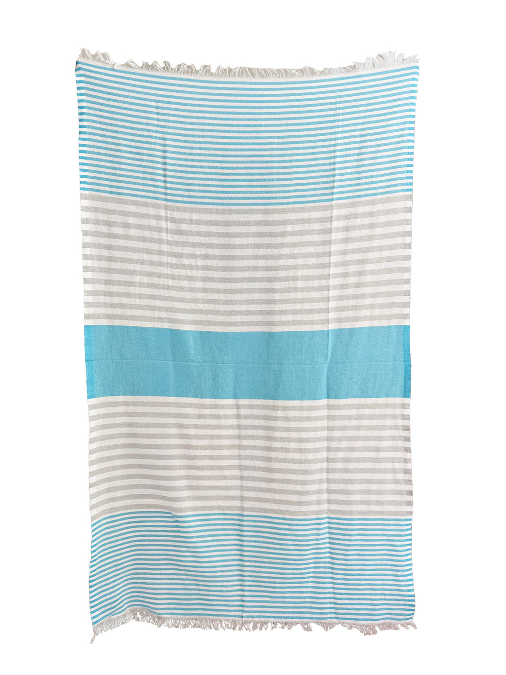 The Barkin' Towel - Blue Stripe