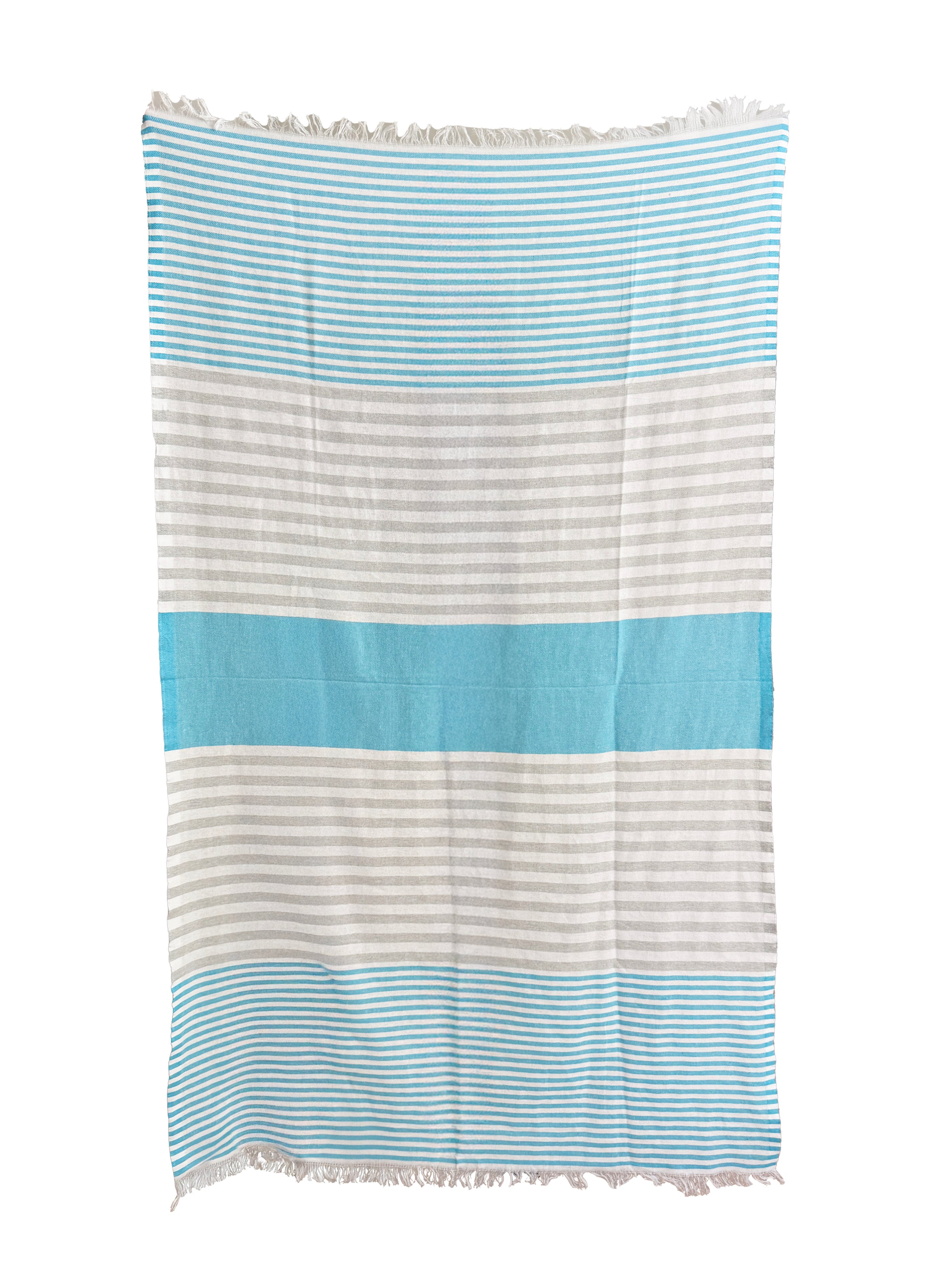 The Barkin' Towel - Blue Stripe