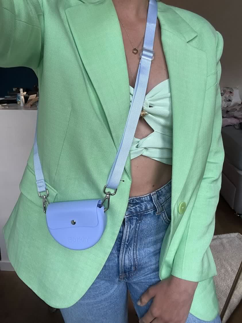 The Barkin’ Treat Pouch - Periwinkle