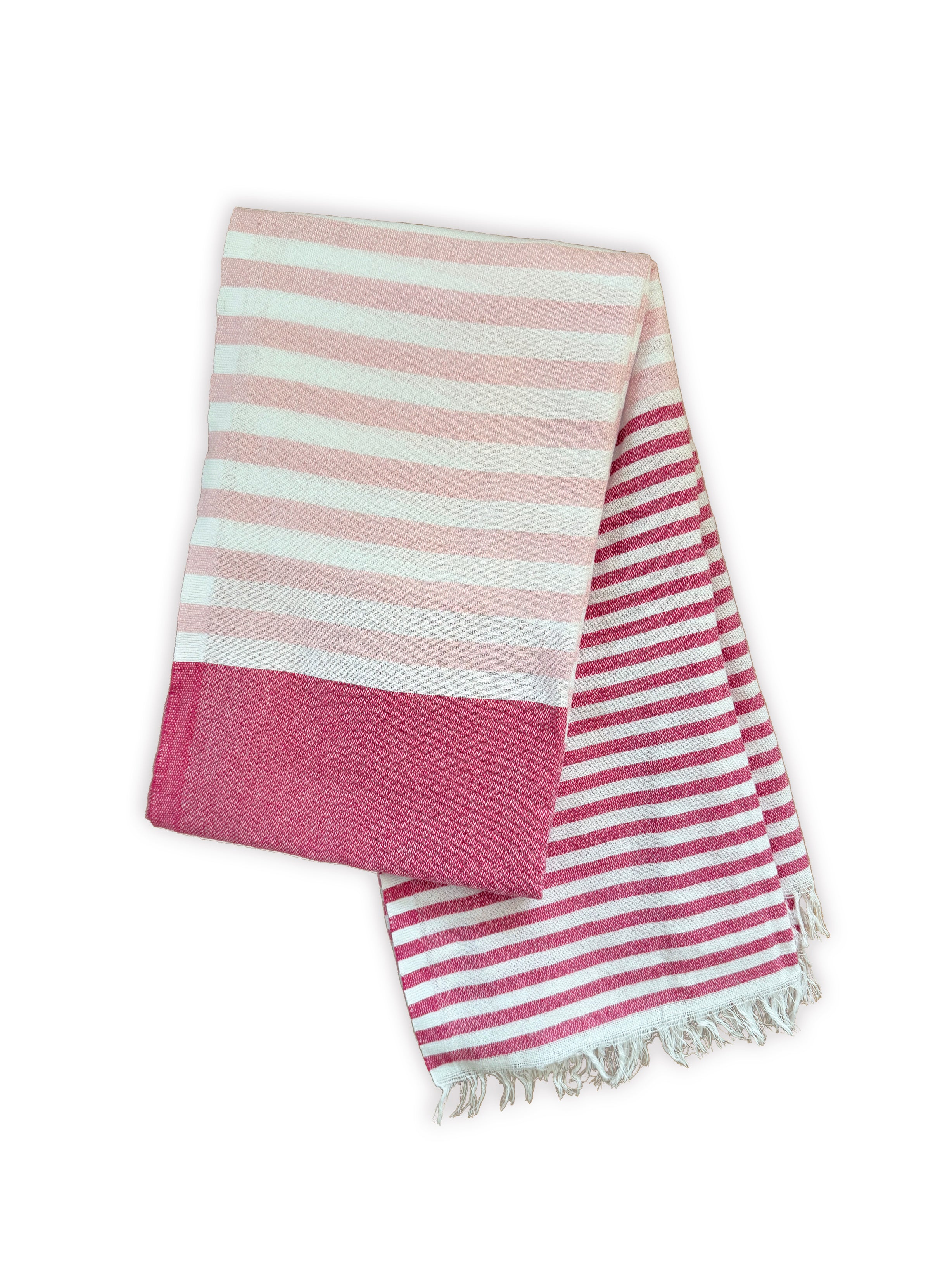 The Barkin' Towel - Pink Stripe