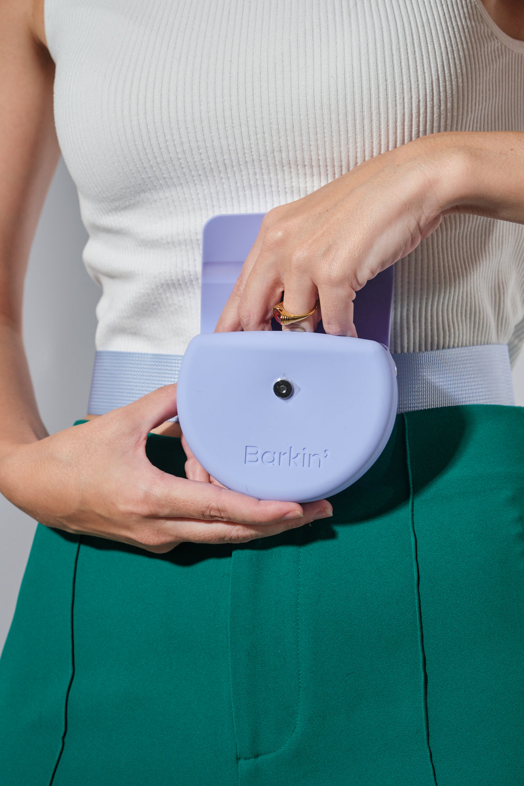 The Barkin’ Treat Pouch - Periwinkle