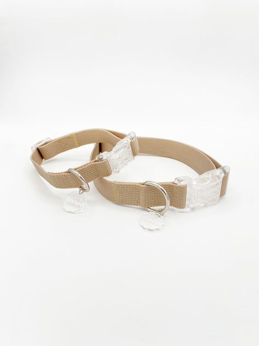 Latte Buckle Collar - Walk Essentials NEW